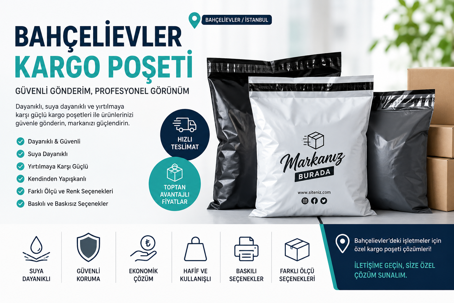 Bahçelievler Kargo Poşeti Özplastik
